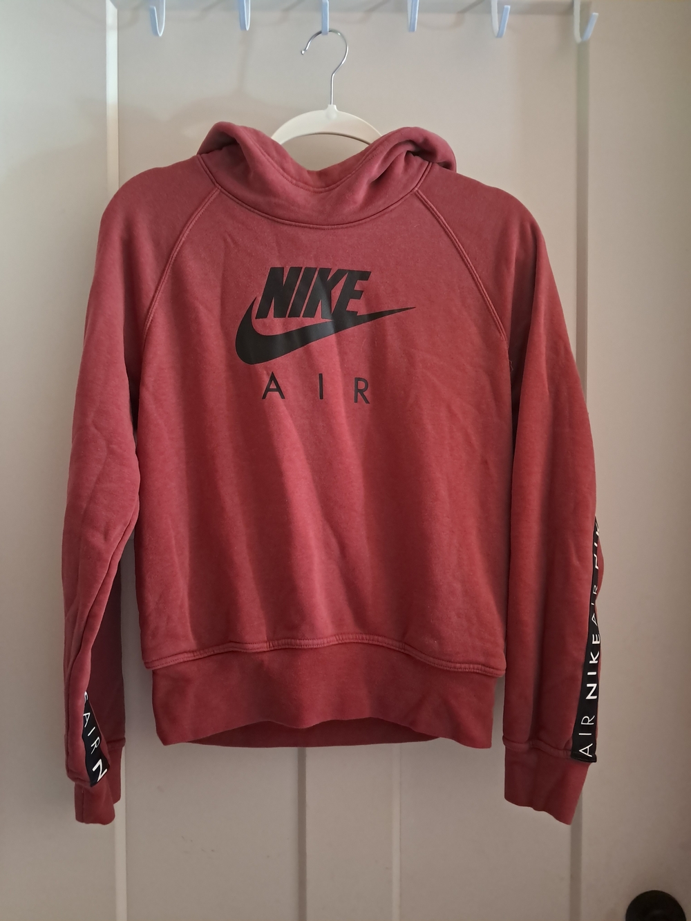Nike Air Hoodie in Dusty Rose with Black Logo